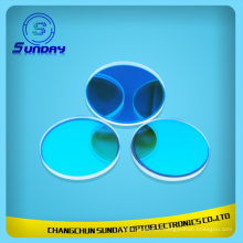 Filtre optique coloré de filtre en verre bleu de Bandpass